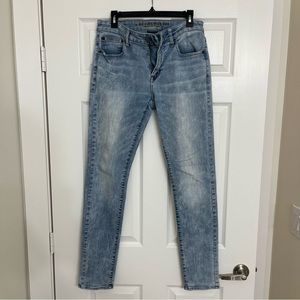 American Eagle Extreme Flex 4 - Whitewash - Skinny Jeans Size 32x34
